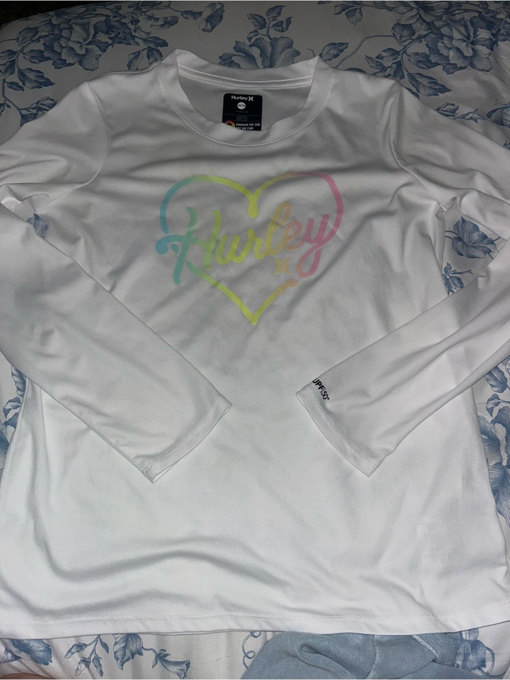 girls hurley swim shirt